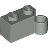 LEGO 3831 Hinge Brick 1 x 4 Swivel Base in Light Gray - Authentic LEGO Part