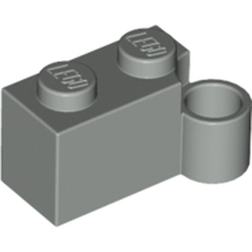 LEGO 3831 Hinge Brick 1 x 4 Swivel Base in Light Gray - Authentic LEGO Part