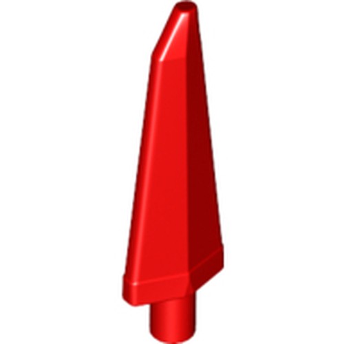 LEGO 64727 Minifigure, Weapon Sword, Spike Flexible 3.5L with Bar End in Red - Authentic LEGO Part