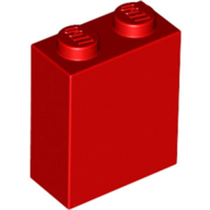 LEGO 3245c Brick 1 x 2 x 2 with Inside Stud Holder in Red - Authentic LEGO Part