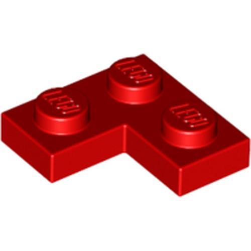 LEGO 2420 Plate 2 x 2 Corner in Red - Authentic LEGO Part