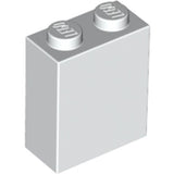 LEGO 3245c Brick 1 x 2 x 2 with Inside Stud Holder in White - Authentic LEGO Part
