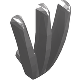 LEGO 10187 Minifigure, Weapon Bladed Claw, Spread - Main Product Image
