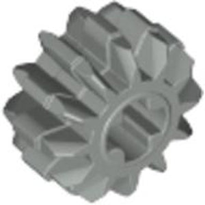 LEGO 32270 Technic, Gear 12 Tooth Double Bevel in Light Gray - Authentic LEGO Part