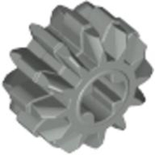 LEGO 32270 Technic, Gear 12 Tooth Double Bevel in Light Gray - Authentic LEGO Part