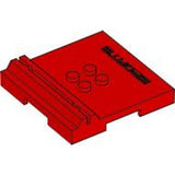 LEGO 45522 Tile, Modified 6 x 6 x 2/3 with 4 Studs and Debossed Sports Logo in Red - Authentic LEGO Part