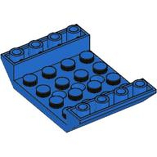 LEGO 60219 Slope, Inverted 45 6 x 4 Double with 4 x 4 Cutout and 3 Holes in Blue - Authentic LEGO Part