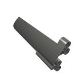 LEGO 44350 Technic, Panel Fairing #20 Large Long, Small Hole, Side A - Main Product Image