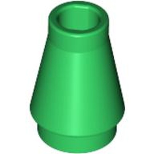 LEGO 4589 Cone 1 x 1 in Green - Authentic LEGO Part
