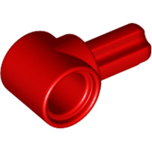 LEGO 22961 Technic, Axle and Pin Connector Hub with 1L Axle in Red - Authentic LEGO Part