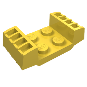 LEGO 41862 Plate, Modified 2 x 2 with Vents in Yellow - Authentic LEGO Part