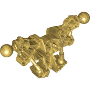LEGO 53564 Bionicle Piraka Torso with 2 Ball Joint in Pearl Gold - Authentic LEGO Part