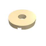 LEGO 15535 Tile, Round 2 x 2 with Hole in Tan - Authentic LEGO Part