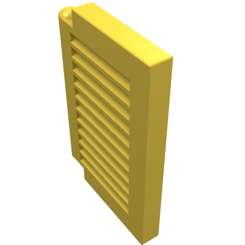LEGO 3582 Shutter for Window 1 x 2 x 2 in Yellow - Authentic LEGO Part