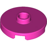 LEGO 18674 Tile, Round 2 x 2 with Open Stud in Dark Pink - Authentic LEGO Part