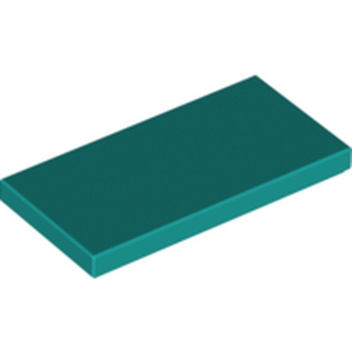 LEGO 87079 Tile 2 x 4 in Dark Turquoise - Authentic LEGO Part