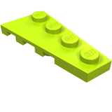 LEGO 41769 Wedge, Plate 4 x 2 Right in Lime - Authentic LEGO Part