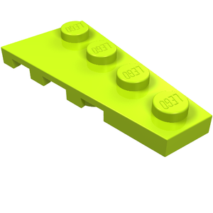 LEGO 41769 Wedge, Plate 4 x 2 Right in Lime - Authentic LEGO Part