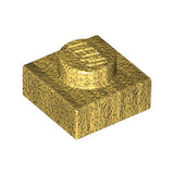 LEGO 3024 Plate 1 x 1 in Pearl Gold - Authentic LEGO Part