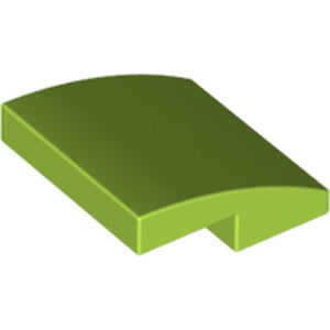 LEGO 15068 Slope, Curved 2 x 2 x 2/3 in Lime - Authentic LEGO Part