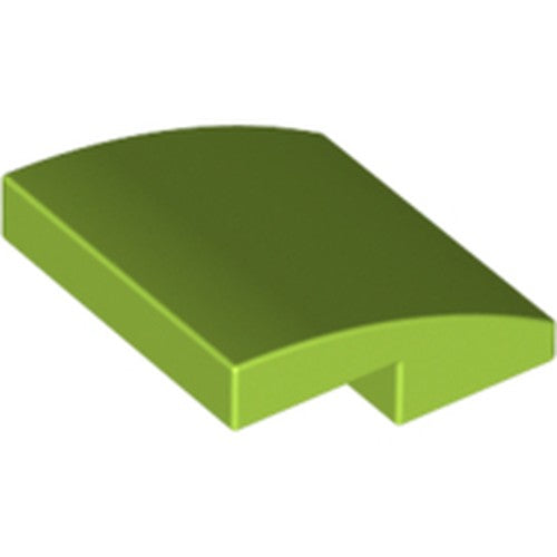 LEGO 15068 Slope, Curved 2 x 2 x 2/3 in Lime - Authentic LEGO Part