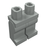LEGO 970c00 Hips  and Legs Plain in Light Gray - Authentic LEGO Part