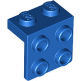 LEGO 44728 Bracket 1 x 2 - 2 x 2 in Blue - Authentic LEGO Part