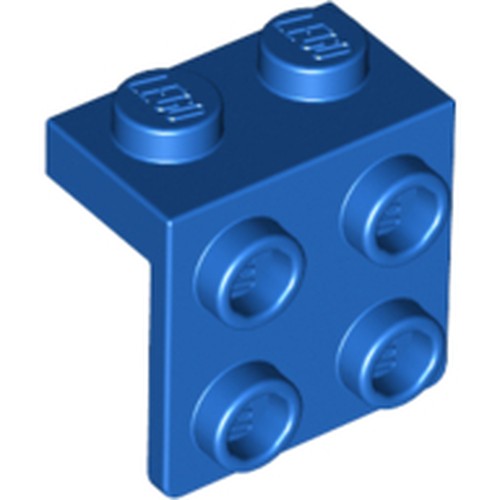 LEGO 44728 Bracket 1 x 2 - 2 x 2 in Blue - Authentic LEGO Part