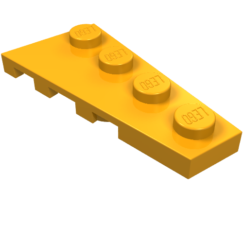 LEGO 41769 Wedge, Plate 4 x 2 Right in Medium Orange - Authentic LEGO Part