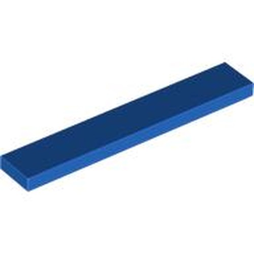 LEGO 6636 Tile 1 x 6 in Blue - Authentic LEGO Part
