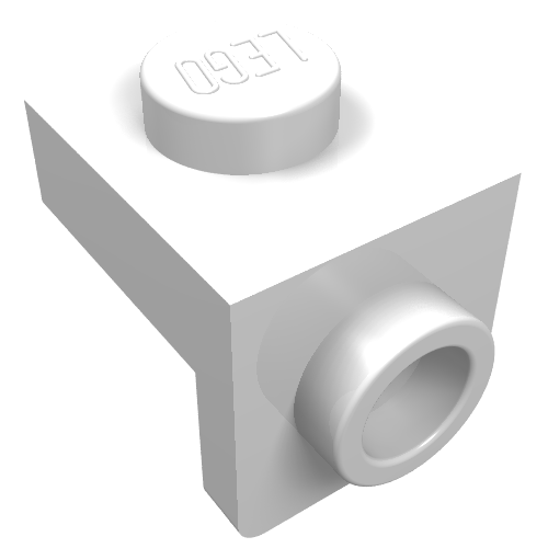 LEGO 36841 Bracket 1 x 1 - 1 x 1 in White - Authentic LEGO Part