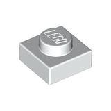 LEGO 3024 Plate 1 x 1 in White - Authentic LEGO Part
