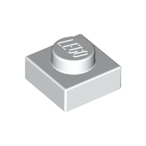 LEGO 3024 Plate 1 x 1 in White - Authentic LEGO Part