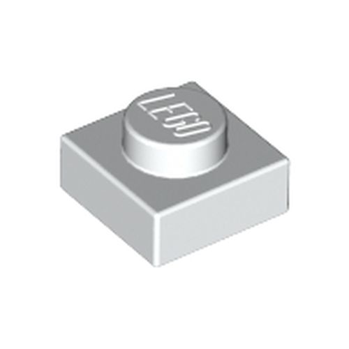 LEGO 3024 Plate 1 x 1 in White - Authentic LEGO Part