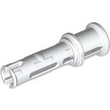 LEGO 32054 Technic, Pin 3L with Friction Ridges and Stop Bush in White - Authentic LEGO Part