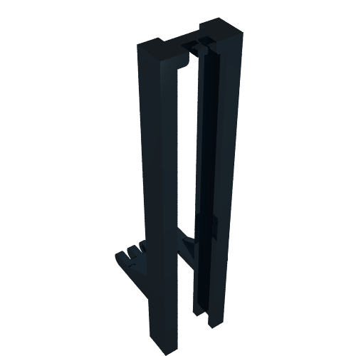LEGO 4518a Vehicle, Forklift Wide 1 x 2 Hinge Plate Dual 3 Fingers - Main Product Image