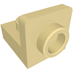 LEGO 36840 Bracket 1 x 1 - 1 x 1 Inverted in Tan - Authentic LEGO Part