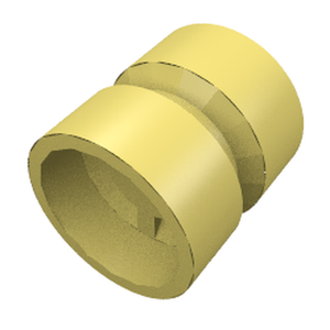 LEGO 6014b Wheel 11mm D. x 12mm, Hole Notched for Wheels Holder Pin in Yellow - Authentic LEGO Part