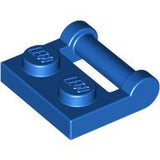 LEGO 48336 Plate, Modified 1 x 2 with Bar Handle on Side - Closed Ends in Blue - Authentic LEGO Part