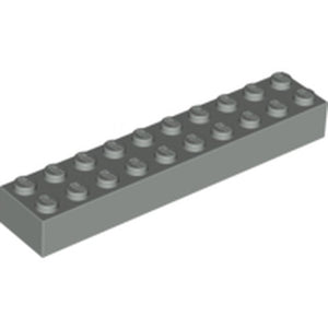 LEGO 3006 Brick 2 x 10 in Light Gray - Authentic LEGO Part