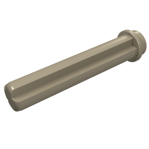 LEGO 6587 Technic, Axle  3L with Stud in Dark Tan - Authentic LEGO Part