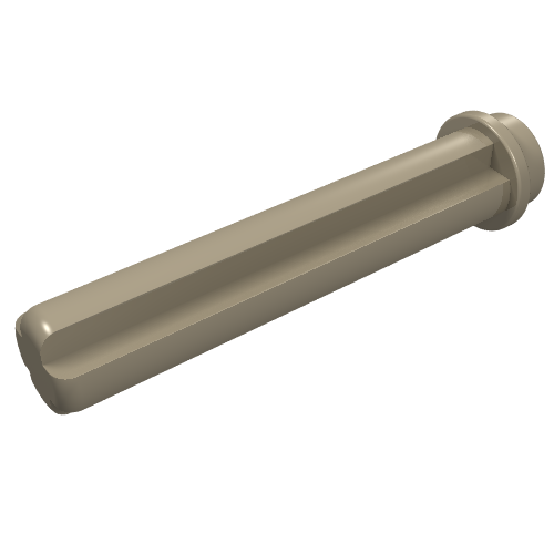 LEGO 6587 Technic, Axle  3L with Stud in Dark Tan - Authentic LEGO Part