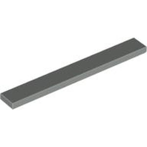 LEGO 4162 Tile 1 x 8 in Light Gray - Authentic LEGO Part