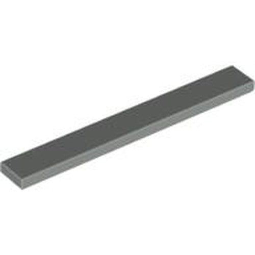 LEGO 4162 Tile 1 x 8 in Light Gray - Authentic LEGO Part
