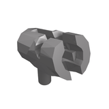 LEGO 15391 Minifigure, Weapon Gun, Mini Blaster / Shooter in Flat Silver - Authentic LEGO Part