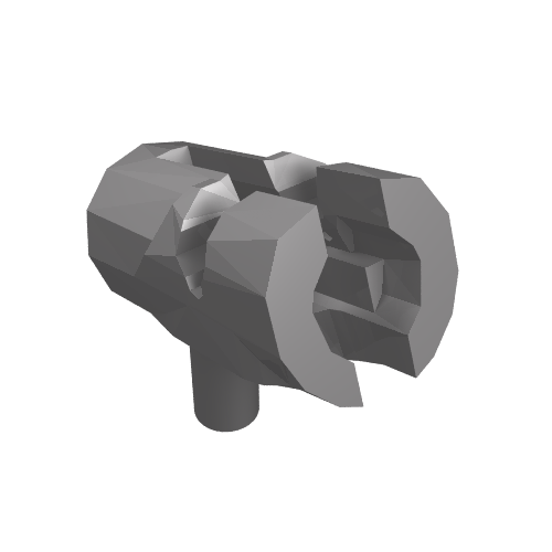 LEGO 15391 Minifigure, Weapon Gun, Mini Blaster / Shooter in Flat Silver - Authentic LEGO Part