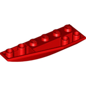 LEGO 41765 Wedge 6 x 2 Inverted Left in Red - Authentic LEGO Part