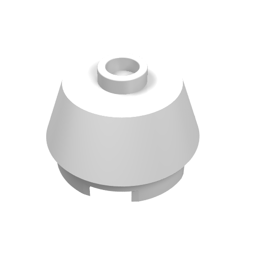 LEGO 98100 Cone 2 x 2 Truncated in White - Authentic LEGO Part
