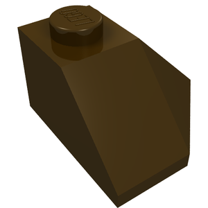 LEGO 13548 Wedge 2 x 2 (Slope 45 Corner) in Dark Brown - Authentic LEGO Part