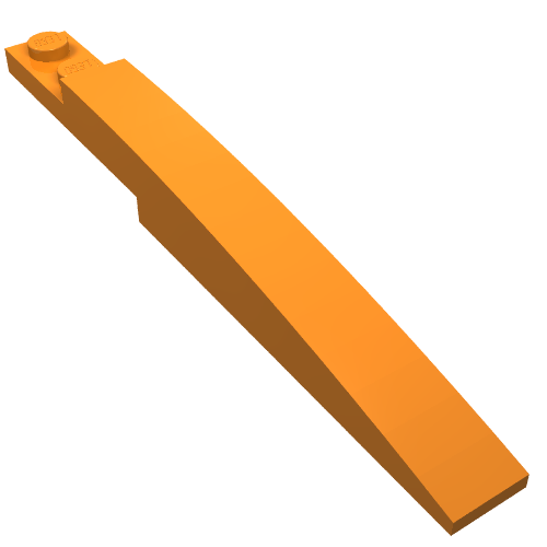 LEGO 85970 Slope, Curved 10 x 1 in Orange - Authentic LEGO Part
